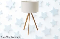 Lámpara de mesa nórdica con estilo minimalista y luz suave, ¡aprovéchate del ofertón que vuela! Actúa rápido y transforma tu hogar a un precio loco