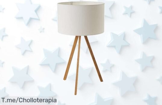 Lámpara de mesa nórdica con estilo minimalista y luz suave, ¡aprovéchate del ofertón que vuela! Actúa rápido y transforma tu hogar a un precio loco