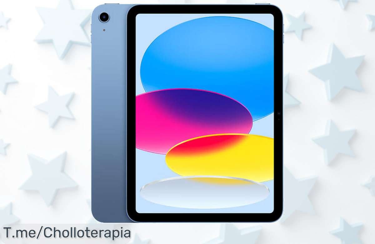 Lleva la potencia de Apple contigo con el iPad 10.ª generación a un precio loco, solo por tiempo limitado: ¡hazte con este super chollo antes que se acabe!