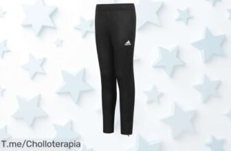 Luce como un campeón con los pantalones de chándal Adidas Entrada Niño, ¡super chollo que no puedes dejar pasar! Quedan muy pocos, corre y compra ya antes de que se agoten