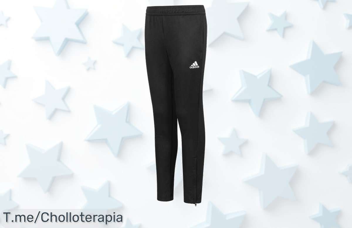 Luce como un campeón con los pantalones de chándal Adidas Entrada Niño, ¡super chollo que no puedes dejar pasar! Quedan muy pocos, corre y compra ya antes de que se agoten.