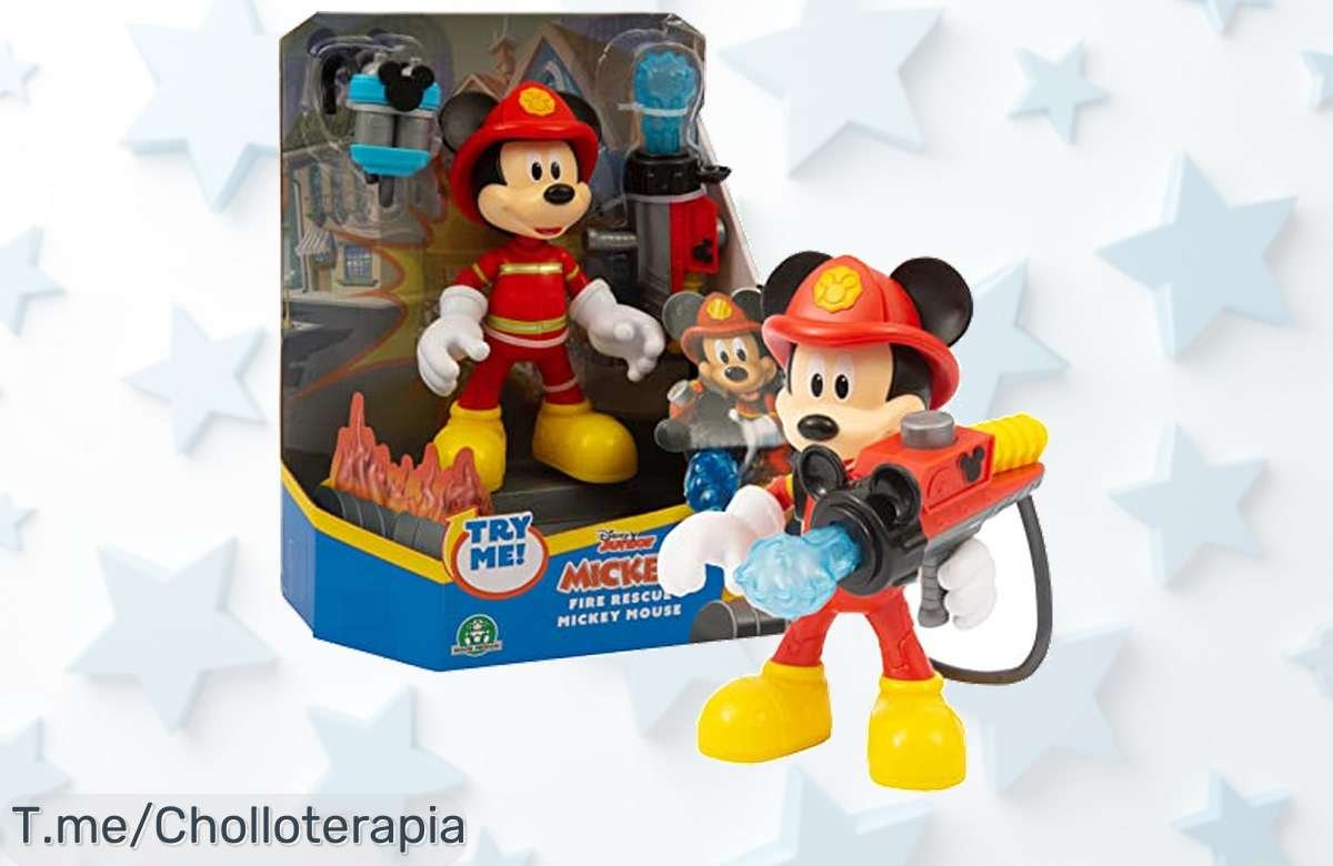 Mickey Bombero Te Espera: Juguete Increíble Que Lanza Agua, Diversión Sin Fin Para Tus Peques A Un Precio Loco. ¡No Dejes Pasar Esta Oferta Única Y Compra Ya!