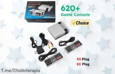 Mini TV portátil con 620 juegos clásicos integrados a un precio loco, la diversión en casa nunca fue tan fácil ¡No te quedes sin la tuya, oferta limitada!