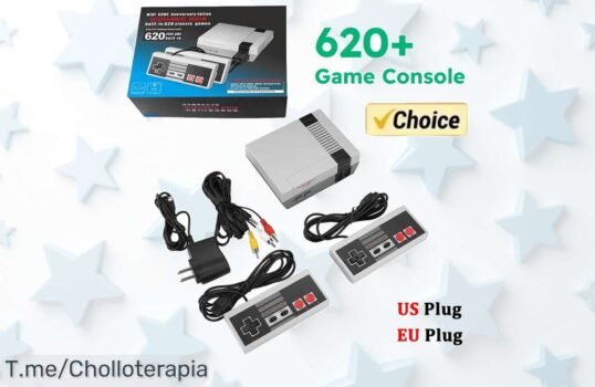 Mini TV portátil con 620 juegos clásicos integrados a un precio loco, la diversión en casa nunca fue tan fácil ¡No te quedes sin la tuya, oferta limitada!