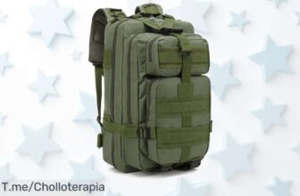 Mochila Táctica Grande 3 Días a Precio Loco, Resistente y Estilosa para Aventuras Increíbles ¡Apresúrate, Esta Ofertón No Durará Para Siempre!