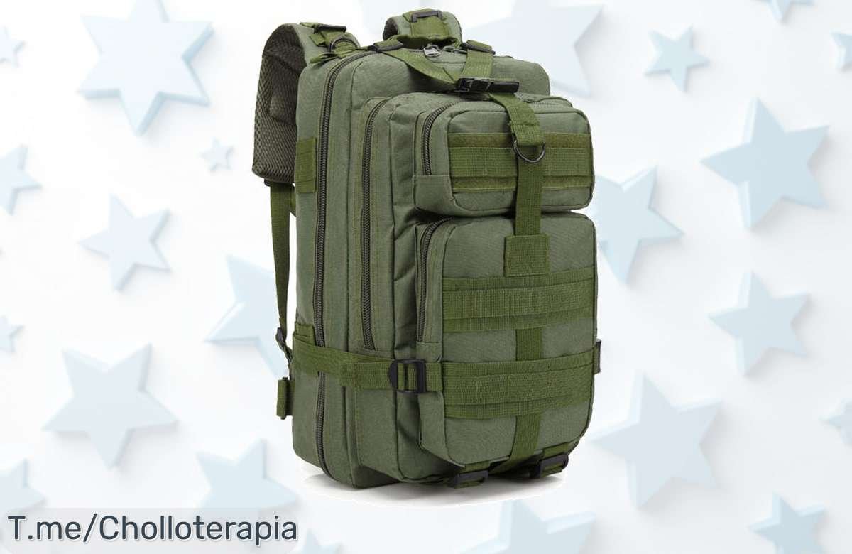 Mochila Táctica Grande 3 Días a Precio Loco, Resistente y Estilosa para Aventuras Increíbles. ¡Apresúrate, Esta Ofertón No Durará Para Siempre!