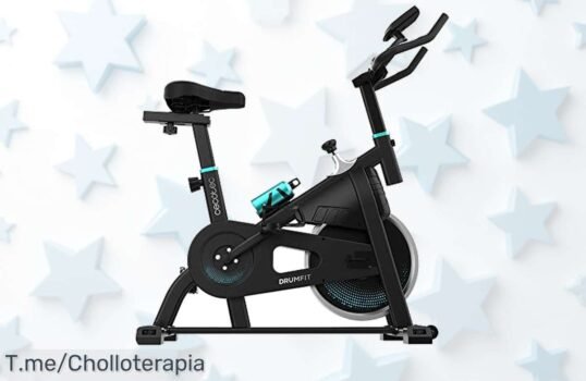 No te pierdas este ofertón: Bicicleta Indoor Cecotec con volante de inercia de 10 kg y soporte para dispositivos ¡Entrena seguro y cómodo a un precio loco, actúa ya!
