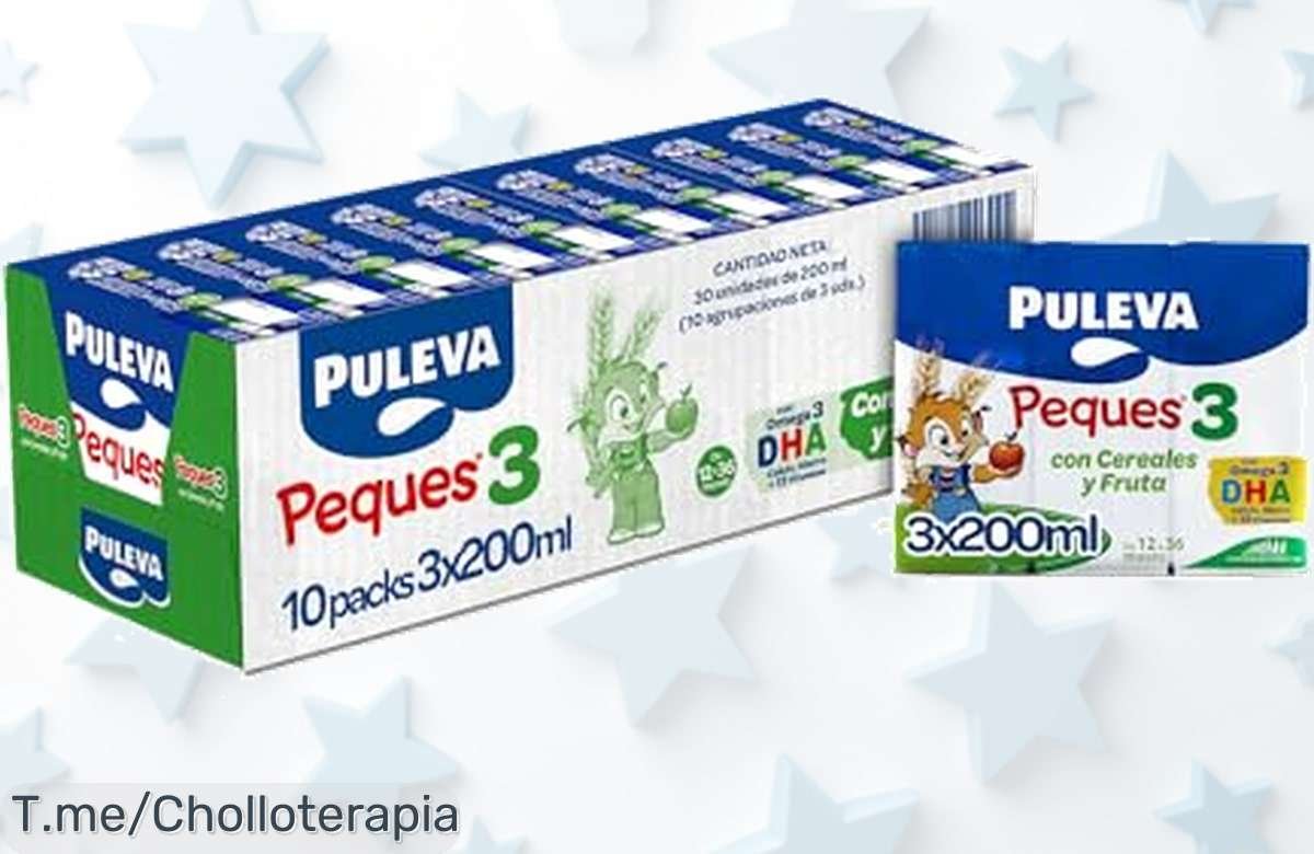 Nutre a tu pequeño con Puleva Peques 3, ¡ofertón exclusivo de 10 Packs lleno de Omega 3 y Calcio! Aprovecha este precio loco antes que se agote. Compra ya y sorpréndelo.