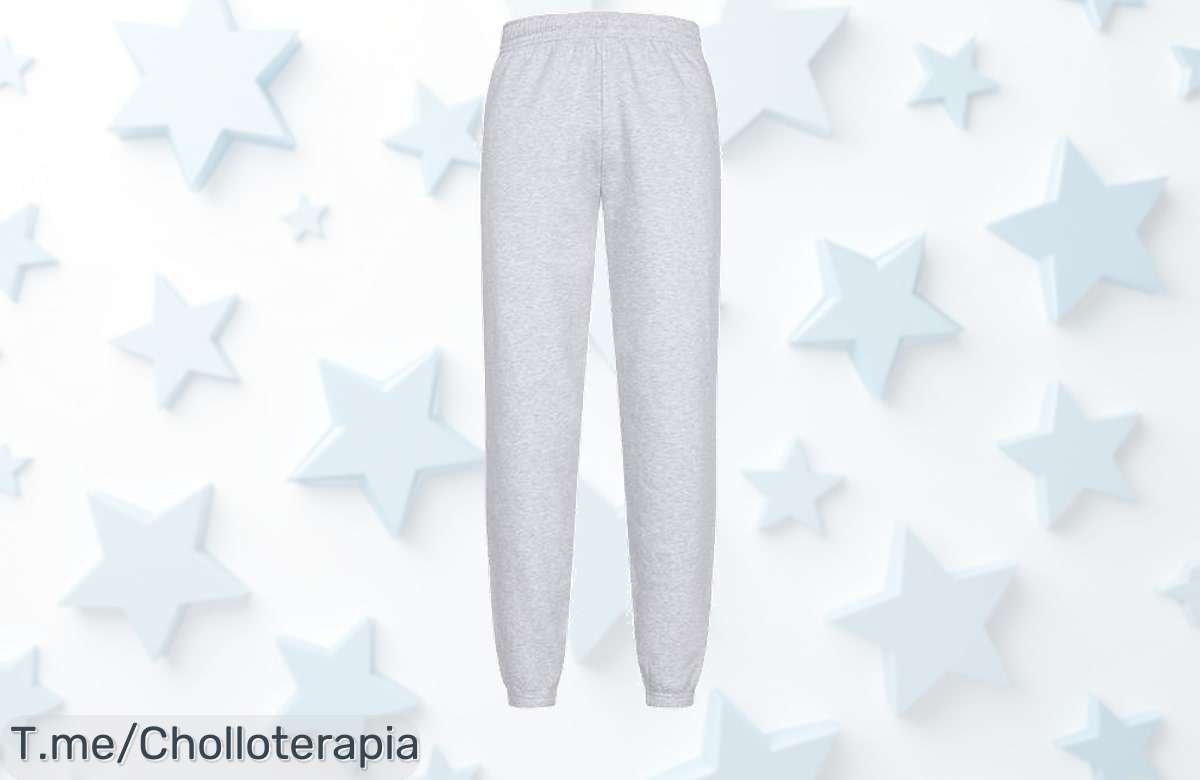 Pantalones de Chándal Fruit of the Loom a precio loco, confort y estilo en un solo producto, no te lo pierdas, actúa ya antes que se agoten ¡es tu momento!