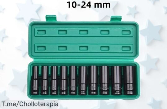 Potencia tu caja de herramientas con este juego de destornilladores de impacto ¡10 piezas a un precio loco! No te quedes sin el super chollo, consigue el tuyo antes que se agote