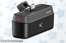 Potencia tu día con el powerbank KSIX de 4800 mAh a un precio loco, carga tus dispositivos al instante y no te quedes sin energía ¡Hazte con este ofertón antes de que se agote!