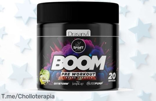 Potencia tu entrenamiento con Drasanvi PreWorkout: energía explosiva y recuperación ultrarrápida a un precio loco ¡No te pierdas este ofertón, compra ya antes de que se agote!
