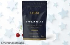 Potencia tu entrenamiento con Evocarbs 20 Sabor Cereza, ¡energía al instante y recuperación rápida! Aprovecha este chollo del mes antes de que se agote