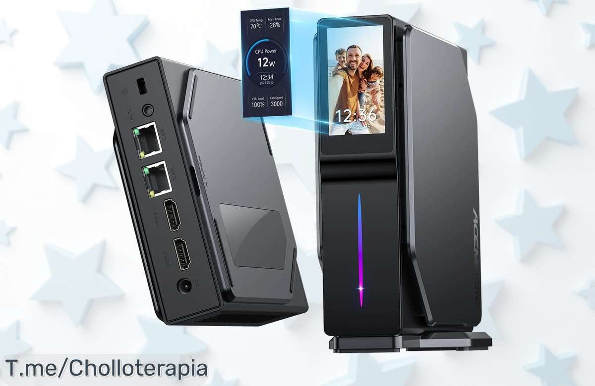 Potente Acemagic Mini PC S1 para Gaming a un precio loco: Rinde como nunca con Intel Alder Lake N97 y 16GB de RAM. ¡Aprovecha este ofertón único antes de que se agote!