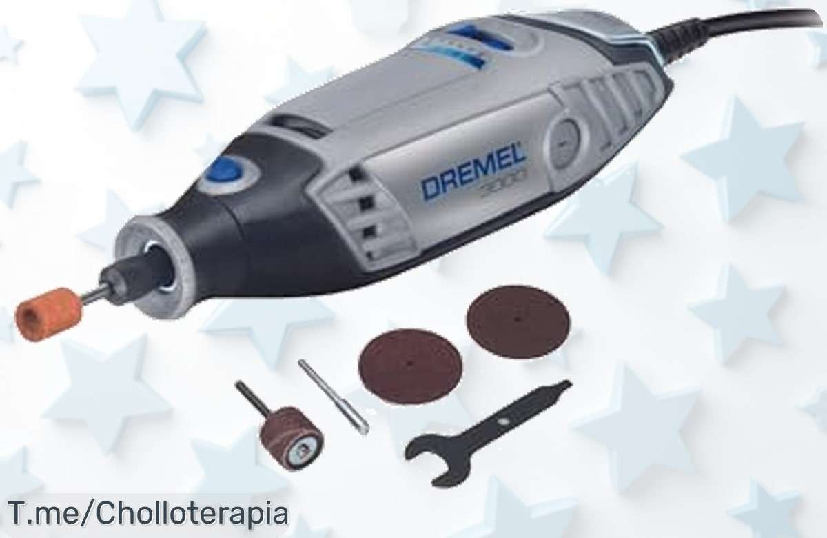 Potente Dremel 3000: ¡Tu aliado para crear maravillas con un precio loco! Solo por tiempo limitado, transforma tus ideas en realidad y hazte con este super chollo ya.