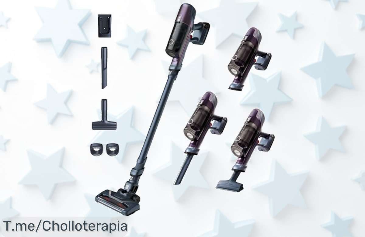Potente aspiradora sin cable Rowenta XPert 6.60 a precio loco, ligera y con 45 minutos de limpieza imbatible. ¡Aprovecha este ofertón antes que se agote!