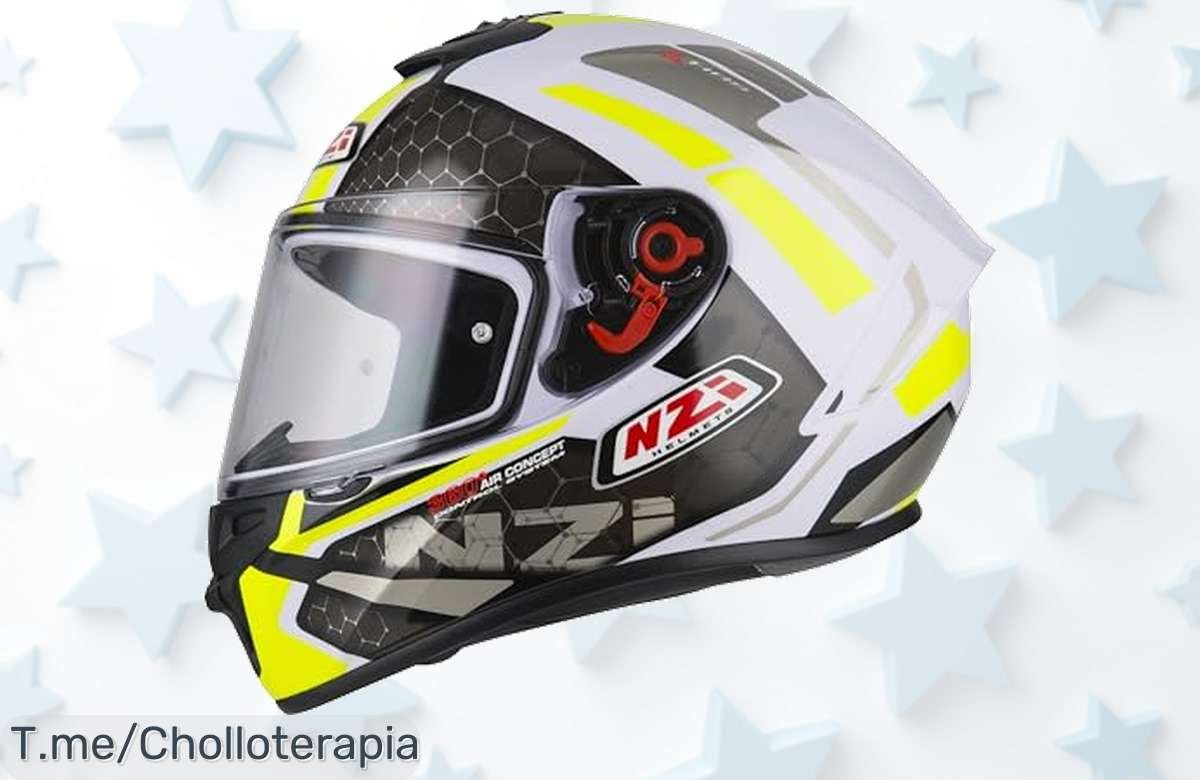 Protege tu cabeza con el NZI Casco De Moto Trendy Solid a un precio loco, una calidad óptica alucinante y visor ventilado. ¡Aprovecha este ofertón antes de que se agote!