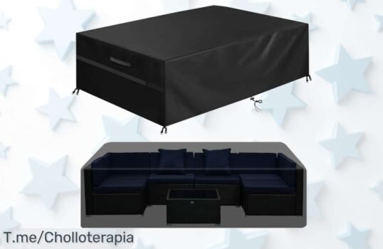 Protege tus muebles de jardín con nuestra funda impermeable a un precio loco y disfruta del aire libre sin preocupaciones ¡Oferta limitada, compra ahora y no te lo pierdas!