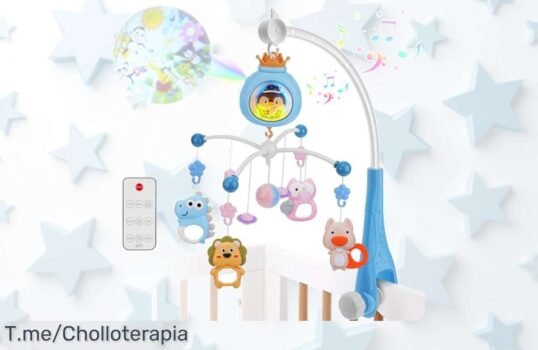 Proyector mágico para bebés con 430 melodías y animales giratorios, haz que dormir sea divertido ¡Aprovecha este ofertón antes de que se agote!