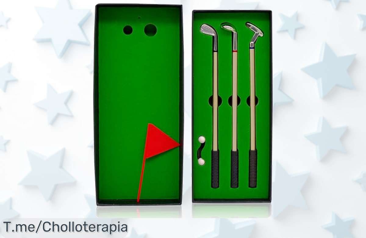Regala diversión y estilo con el mini set de palos de golf INHEMING: ¡ofertón único que hará sonreír a los aficionados! No te quedes sin tu precio loco, compra ya.