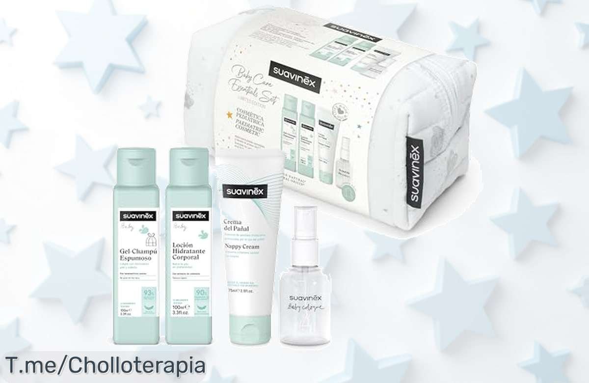 Regalito perfecto para tu bebé: Súper Necesser Suavinex con Gel y Champú a un precio de ganga. ¡Apresúrate, esta oferta loca no durará mucho!