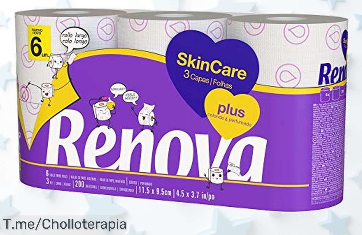 Renova Skin Care: El papel higiénico decorado y perfumado que tus sentidos merecen, ¡ofertón imperdible! Date prisa, las unidades vuelan y tu higiene lo agradecerá.