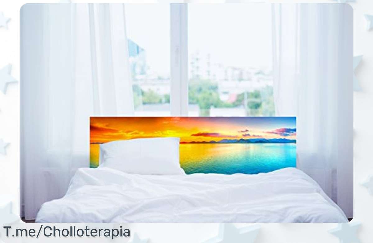 Renueva tu habitación con el cabecero de cama PVC impreso a un precio loco, ligero y resistente. ¡No te pierdas este super chollo! Compra ahora antes que se agoten.