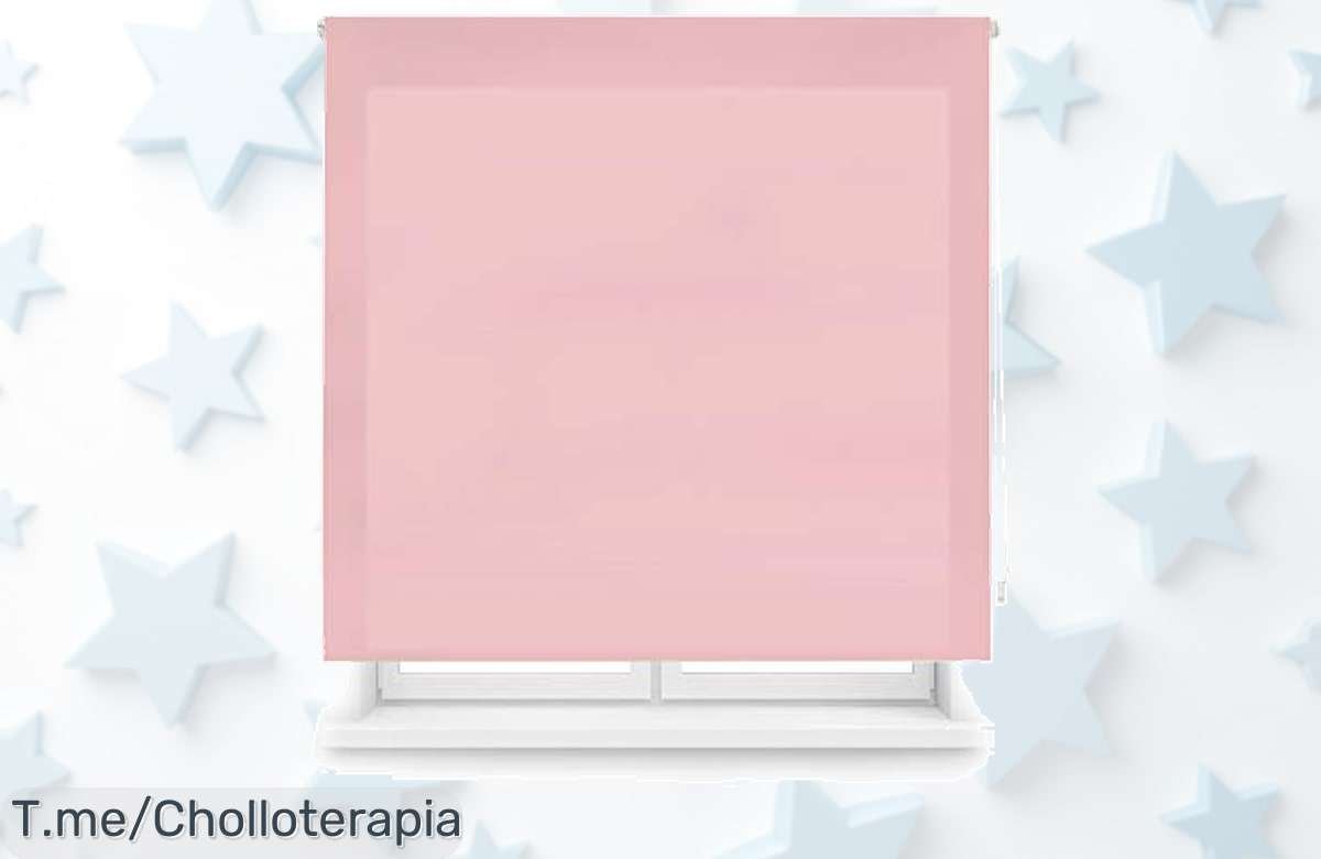 Renueva tu hogar con el estor enrollable translúcido rosa de Blindecor Ara, un super chollo que ilumina cada rincón. ¡No te quedes sin el tuyo, las unidades vuelan!