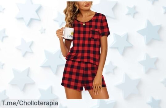 Renueva tu look con el pijama Ekouaer, diseño chic y cómodos bolsillos ¡Aprovecha este super chollo por tiempo limitado y deslumbra esta primavera! Actúa ya antes de que se acabe
