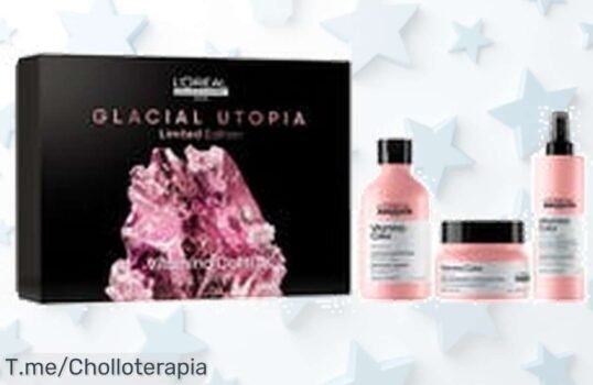 Revive tu cabello teñido con el Cofre Glacial Utopia de L'OREAL PROFESSIONNEL, un ofertón exclusivo que transforma tu melena ¡Atrapa este chollo antes de que se agote!