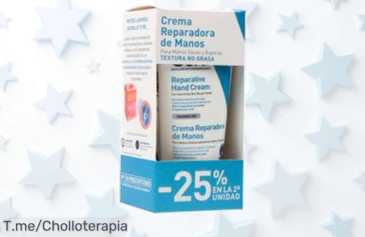 Revive tus manos con Duplo Crema Reparadora CERAVE, un super chollo que transforma la sequedad en suavidad. ¡Compra ahora y aprovecha esta oferta limitada antes de que se agote!