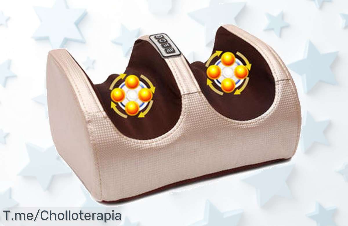 Revive tus pies con el Masajeador Shiatsu Calentado, una máquina vibradora que alivia el dolor y te hará sentir en el cielo; ¡aprovecha este ofertón antes de que se acabe!