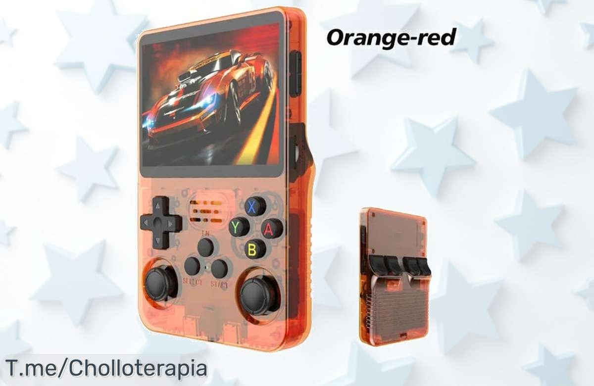 Revivir tus juegos favoritos nunca fue tan fácil: Consigue ya la retro consola portátil de 64GB/128GB en este precio loco y disfruta de diversión ilimitada. ¡Apresúrate, quedan pocas!