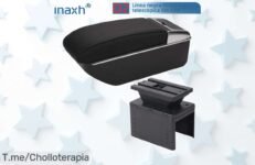 Revoluciona tu coche con el reposabrazos universal que organiza todo, ¡un super chollo! Asegura tu caja de almacenamiento antes de que se agote esta oferta única y limitada