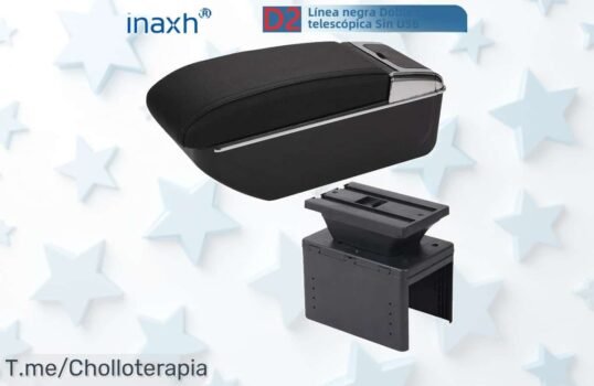 Revoluciona tu coche con el reposabrazos universal que organiza todo, ¡un super chollo! Asegura tu caja de almacenamiento antes de que se agote esta oferta única y limitada