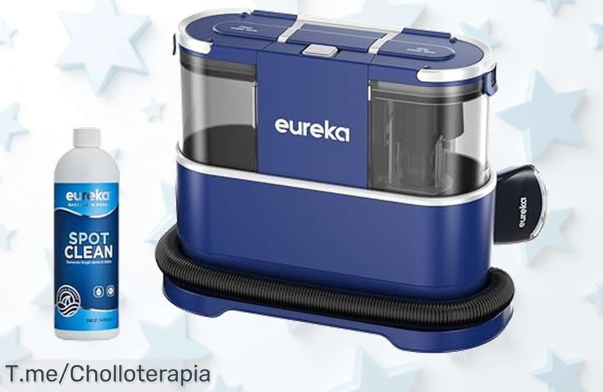 Revoluciona tu hogar con el Eureka Aspirador de Alfombras, limpia hasta las manchas más difíciles y disfruta de un aroma fresco. ¡Aprovecha este super chollo antes que se agote!