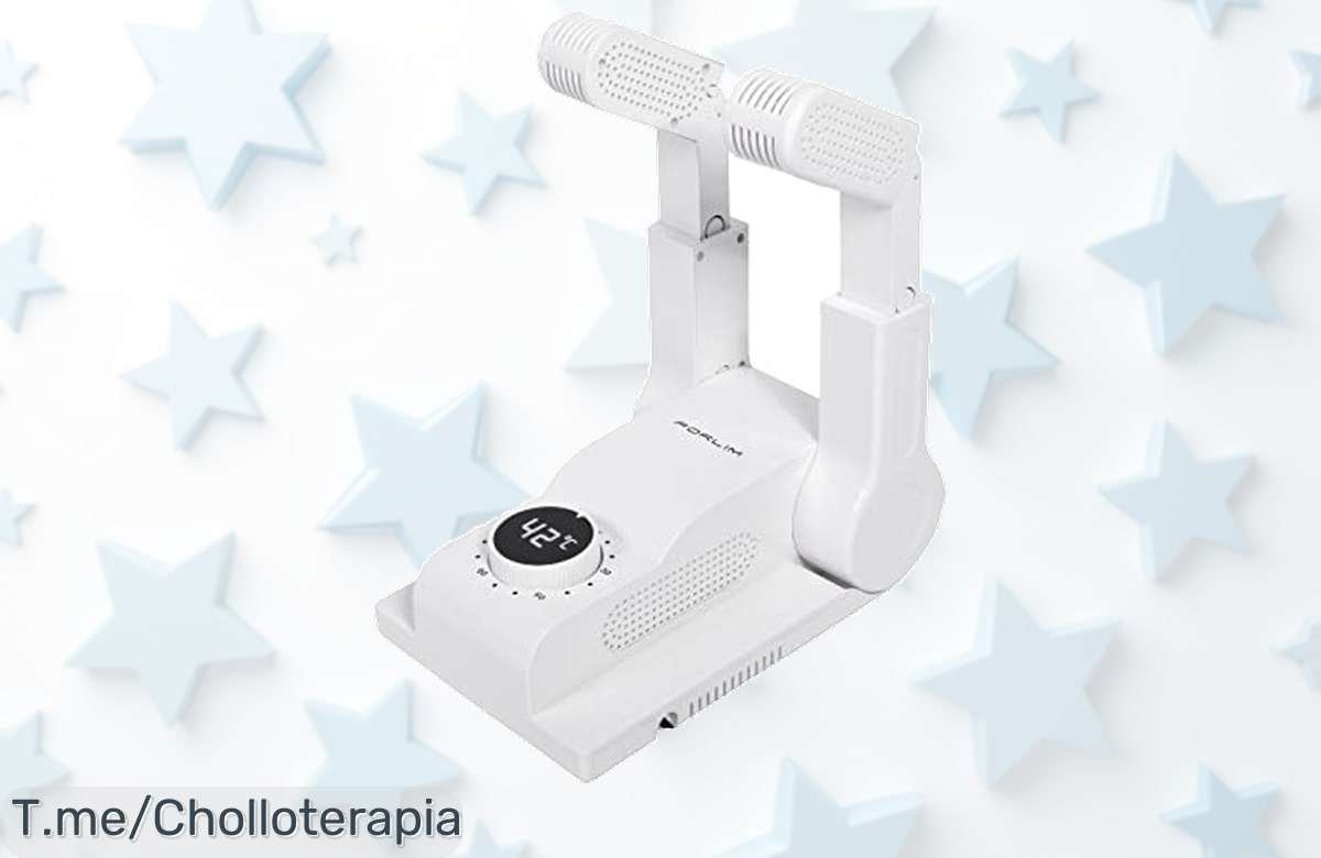 Secador de zapatos Forlim: ¡Seca tus botitas en solo 1 ó 2 horas con nuestro diseño telescópico! No dejes pasar este ofertón limitado, actúa ya y disfruta del chollo.