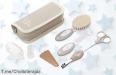 Set de higiene para bebé en un neceser increíble, ¡ofertón nunca visto! Todo lo esencial para tu pequeño al mejor precio loco Compra ahora antes de que se acabe esta ganga única