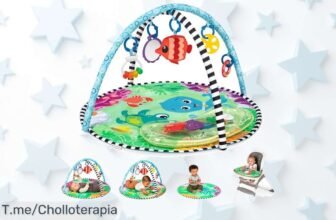 Sorprende a tu bebé con el Gimnasio de Actividades Baby Einstein, 5 juguetes estimulantes y diversión garantizada ¡Aprovecha este ofertón antes de que se agote!