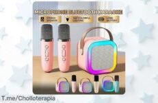 Sorprende a tu familia con el Nuevo K12 Karaoke Machine, 12 micrófonos para cantar juntos y disfrutar de momentos únicos ¡Compra ahora este ofertón que vuela rápido!