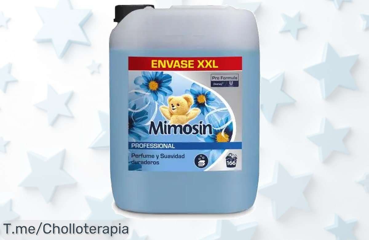 Suavizante de 10 litros para 166 lavadas, aroma floral duradero a precio loco. ¡No te pierdas este ofertón limitado! Usa el cupón y hazlo tuyo antes de que volé.