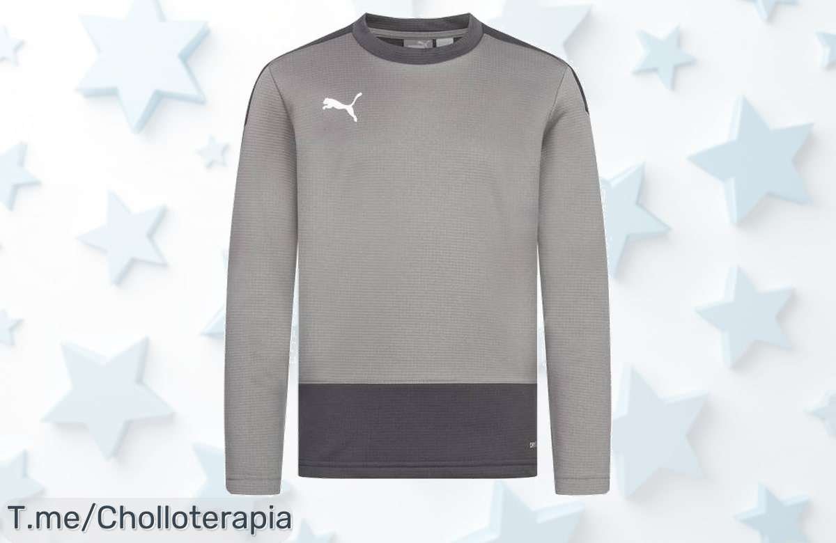 Sudadera PUMA teamGOAL para niños a precio loco: ¡entrenamiento al máximo y estilo único! Haz que brille en cada juego. ¡No esperes, compra ya antes de agotar stock!