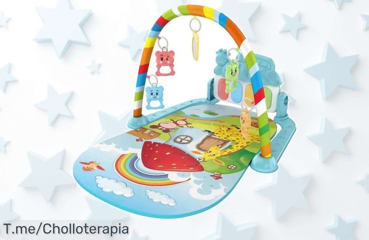 Transforma la diversión en ejercicio con el pedal piano musical para bebés a precio loco, estimula su desarrollo y haz que se divierta sin parar. ¡Compra ya antes de que se acabe!