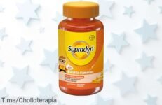 Transforma la salud de tus peques con Supradyn Junior Gummies: multivitaminas y Omega 3 en deliciosas gomas, ¡aprovecha este ofertón antes que se agote!