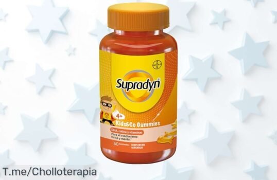 Transforma la salud de tus peques con Supradyn Junior Gummies: multivitaminas y Omega 3 en deliciosas gomas, ¡aprovecha este ofertón antes que se agote!