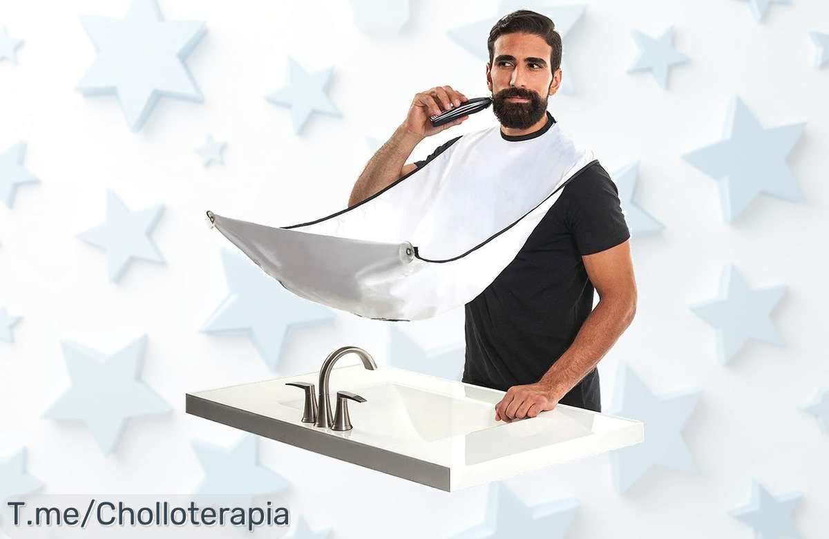 Transforma tu afeitado en un juego limpio con el delantal de afeitado, ¡disfruta de un estilo impecable por un precio loco! No te quedes sin el tuyo, compra ya.