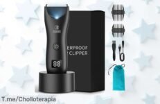 Transforma tu apariencia con la recortadora corporal profesional a un precio loco; corte cerámico para un afeitado suave y sin irritaciones ¡Actúa ya antes de que se acabe este ofertón!