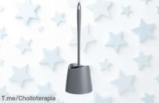 Transforma tu baño con la escobilla Tatay: diseño moderno y colores alucinantes, ¡aprovecha este ofertón único antes de que se agote! Actúa ya y no te quedes sin ella