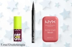 Transforma tu belleza con el set NYX: labial, eyeliner y blush en un solo paquete ¡Ofertón que vuela! No te quedes sin ellos, compra ahora antes de agotar existencias