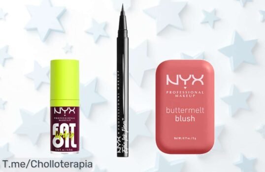 Transforma tu belleza con el set NYX: labial, eyeliner y blush en un solo paquete ¡Ofertón que vuela! No te quedes sin ellos, compra ahora antes de agotar existencias